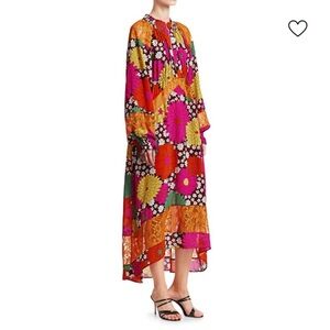 Like new DODO BAR OR Renee Floral Maxi Dress 100% silk